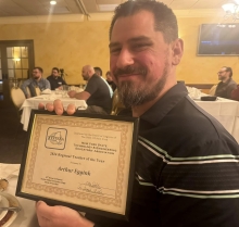 Arthur Eggink awarded NYSTEEA Regional Teacher of the Year